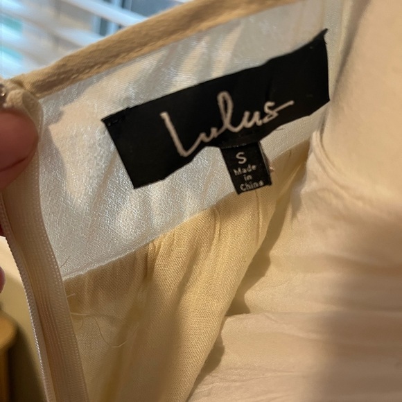 [S]Lulus Hippie Hippie Chic Cream Maxi Dress - Picture 9 of 10